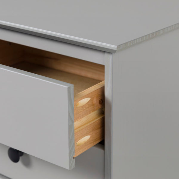 Walker Edison Spencer Modern/Transitional 3-Drawer Solid Wood Nightstand BR3DNSGY