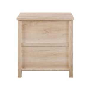 Walker Edison Odette 25" 3 Drawer cup handle Framed Nightstand XIIXR BR3DODDNSWO