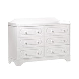 Daphne Transitional/ Solid Wood Detailed Dresser with Gallery -