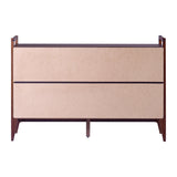 Walker Edison Oswald Modern/Contemporary 58" Modern Angle-Face 6 Drawer Dresser BR58OSW6DWT