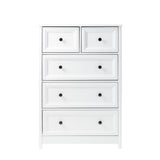 Walker Edison Oakland Transitional/Cottage 5-Drawer Oakland Chest BR5OKLDWH