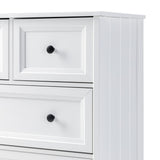 Walker Edison Oakland Transitional/Cottage 5-Drawer Oakland Chest BR5OKLDWH