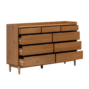 Walker Edison Lee Mid-century Modern/ 60" Lee 9 Drawer Dresser BR9DRLEEDRCA