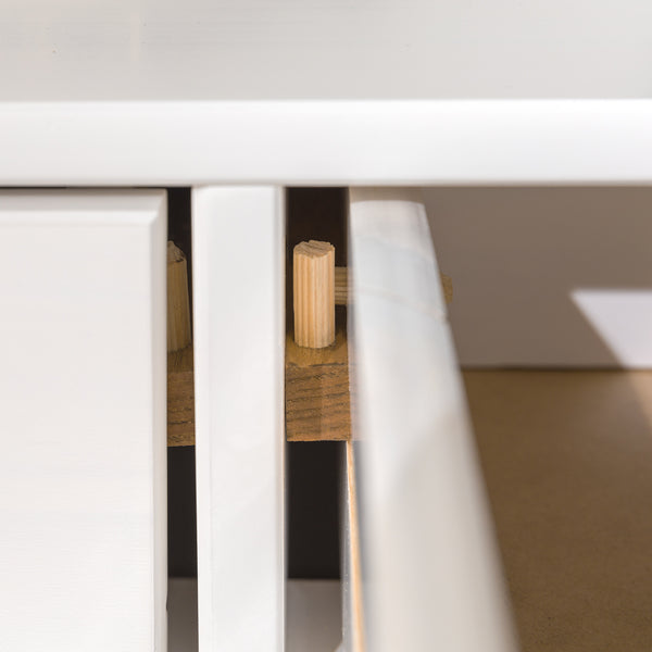 Walker Edison Lee Mid-century Modern/ 60" Lee 9 Drawer Dresser BR9DRLEEDRWH