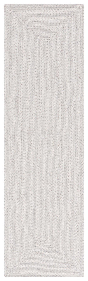 Safavieh Braided 201 Braided Hand Woven Rug Ivory / Light Grey BRA201A-9