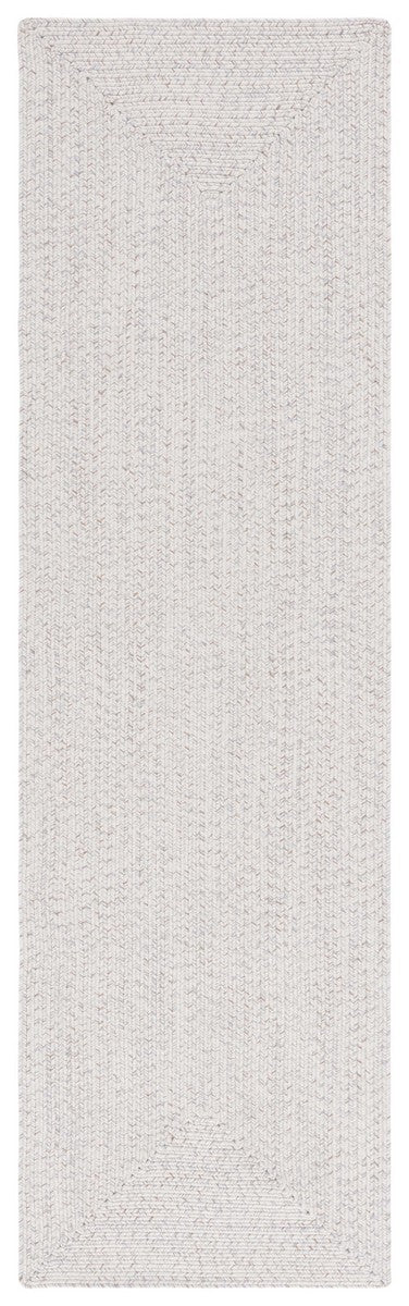Safavieh Braided 201 Braided Hand Woven Rug Ivory / Light Grey BRA201A-9