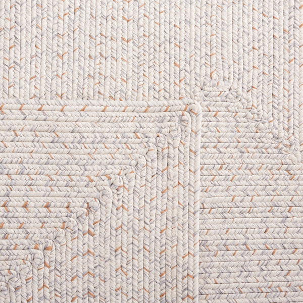 Safavieh Braided 201 Braided Hand Woven Rug Ivory / Light Grey BRA201A-9