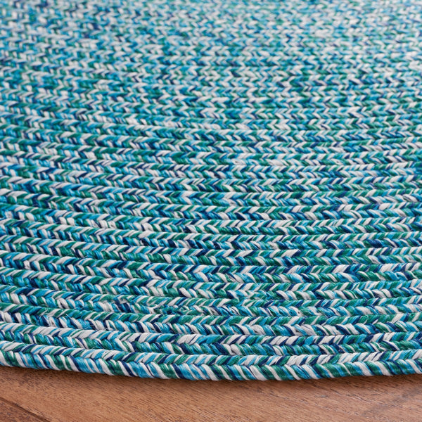 Safavieh Braided 201 Braided Hand Woven Rug Teal / Green BRA201K-9