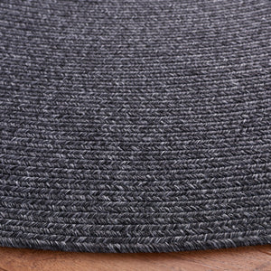 Safavieh Braided 201 Braided Hand Woven Rug Black BRA201Z-9