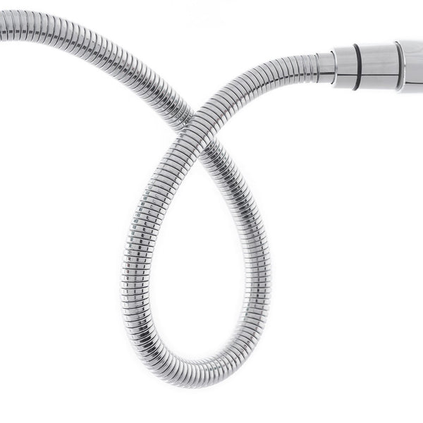 Leia Bathroom Shower Combination - Luxurious Chrome Tub & Shower Fixture with Detachable Handheld Head