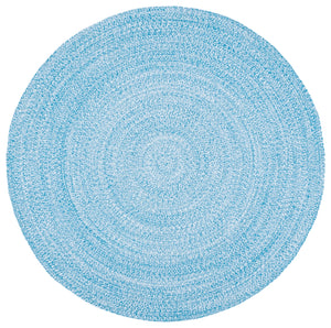 Braided 351 Flatweave 100% Cotton Rug Blue / Ivory 100% Cotton BRD351L-6R