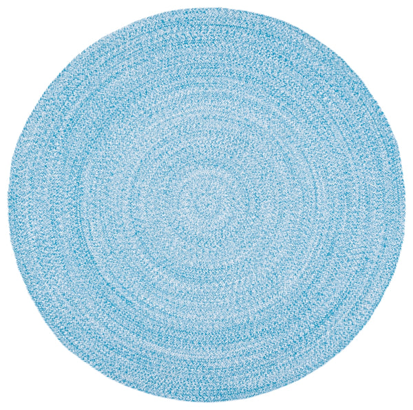 Braided 351 Flatweave 100% Cotton Rug Blue / Ivory 100% Cotton BRD351L-6R