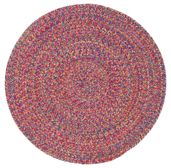 Braided 351 Flatweave 100% Cotton Rug Red / Yellow 100% Cotton BRD351Q-3R