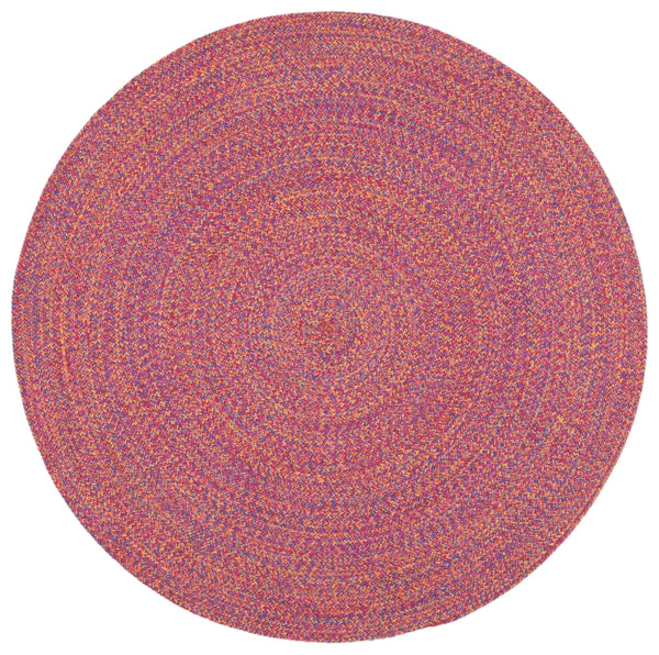 Braided 351 Flatweave 100% Cotton Rug Red / Yellow 100% Cotton BRD351Q-6R