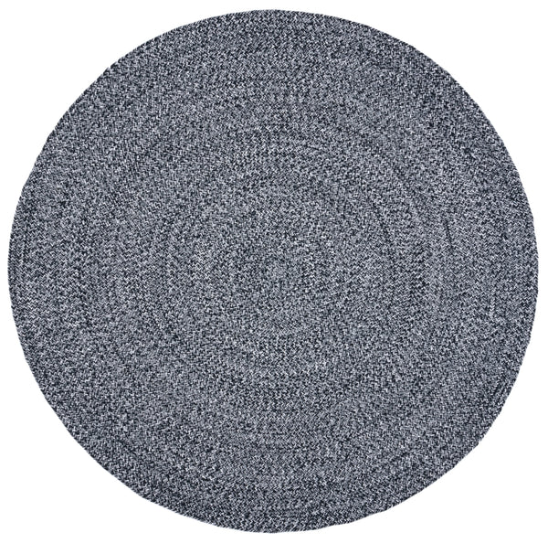 Braided 351 Flatweave 100% Cotton Rug Black 100% Cotton BRD351Z-6R