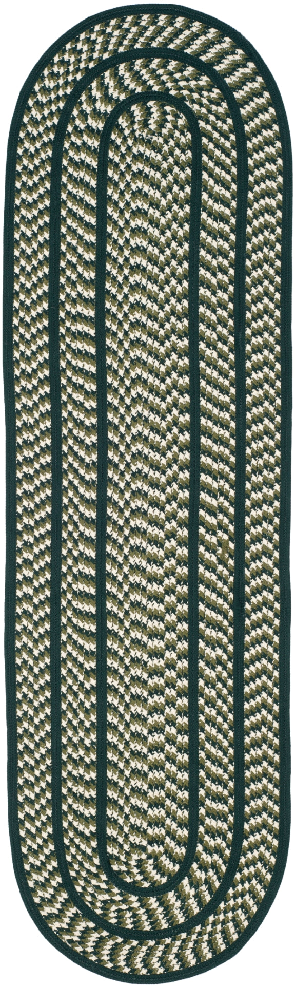 Safavieh Braided Reversible Hand Woven Reversible Polypropylene Rug BRD401B-28OV