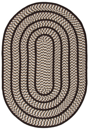 Safavieh Braided Reversible Hand Woven Reversible Polypropylene Rug BRD401C-4OV