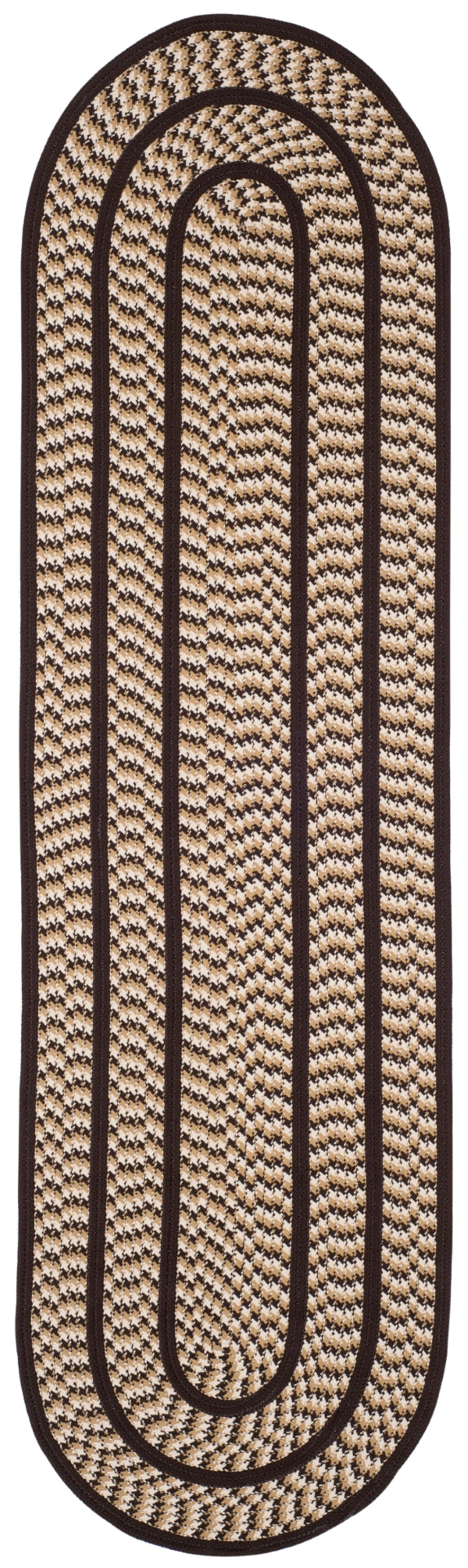 Safavieh Braided Reversible Hand Woven Reversible Polypropylene Rug BRD401E-28OV