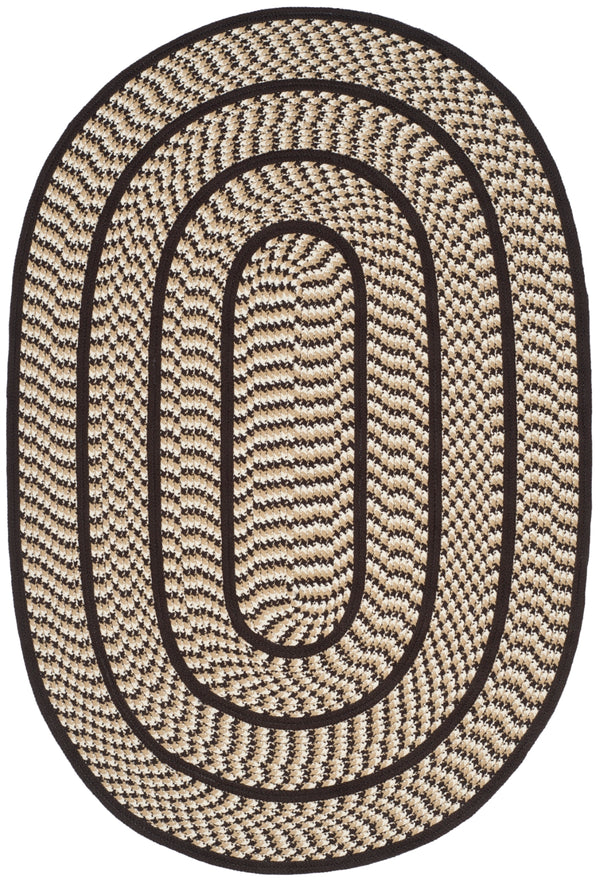 Safavieh Braided Reversible Hand Woven Reversible Polypropylene Rug BRD401E-4OV