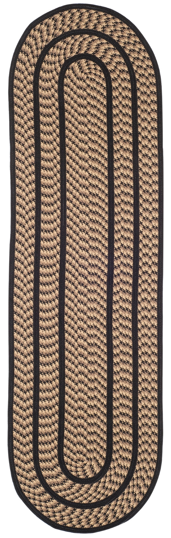 Safavieh Braided Reversible Hand Woven Reversible Polypropylene Rug BRD401G-28OV