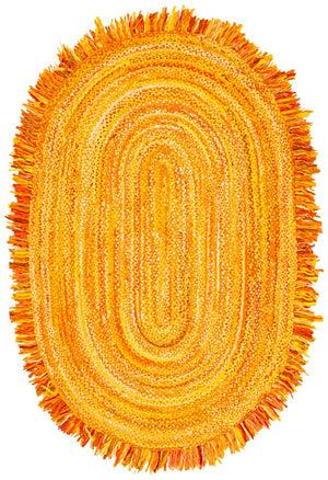 Safavieh Braided 451 Hand Woven Cotton Contemporary Rug BRD451D-6OV