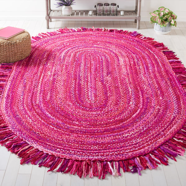 Safavieh Braided 451 Hand Woven Cotton Contemporary Rug BRD451U-6OV