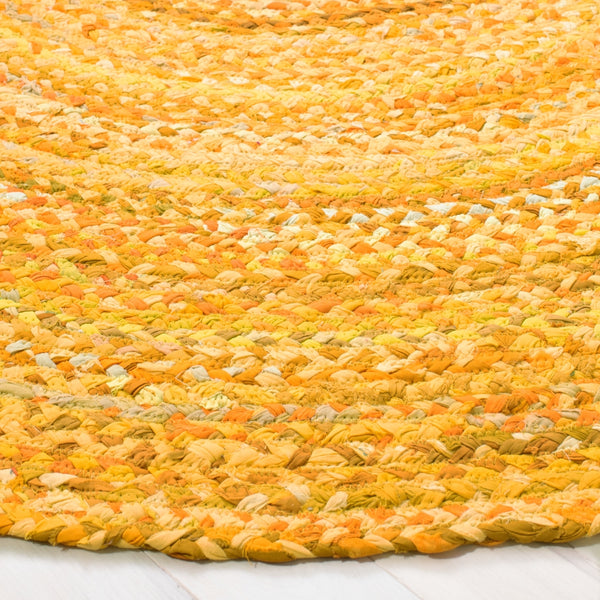 Braided Hand Woven Cotton Pile Rug - Luxurious Texture for Cozy Spaces, Ethically Crafted in India