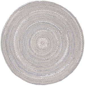 Braided Hand Woven Cotton Pile Rug - Luxurious Texture for Cozy Spaces, Ethically Crafted in India