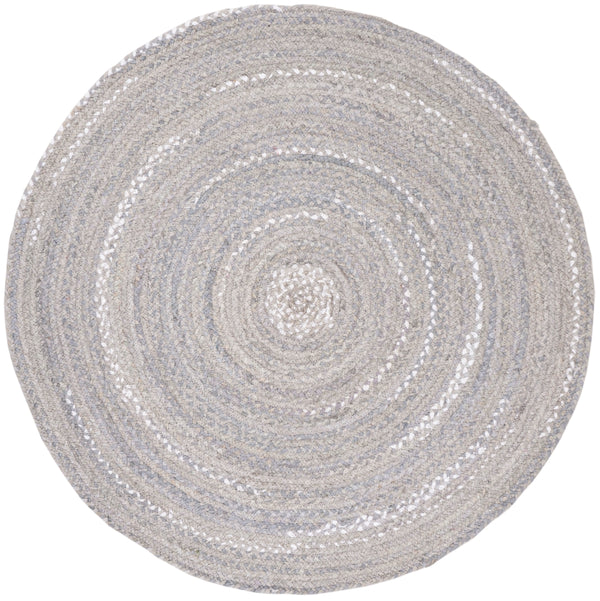 Braided Hand Woven Cotton Pile Rug - Luxurious Texture for Cozy Spaces, Ethically Crafted in India