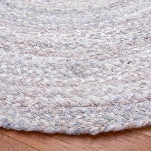 Braided Hand Woven Cotton Pile Rug - Luxurious Texture for Cozy Spaces, Ethically Crafted in India