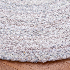 Braided Hand Woven Cotton Pile Rug - Luxurious Texture for Cozy Spaces, Ethically Crafted in India