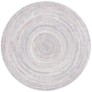 Braided Hand Woven Cotton Pile Rug - Luxurious Texture for Cozy Spaces, Ethically Crafted in India