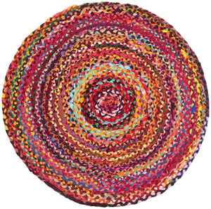 Safavieh Braided 452 Hand Woven Cotton Contemporary Rug BRD452P-6OV