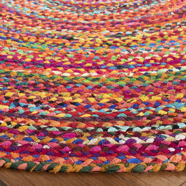 Safavieh Braided 452 Hand Woven Cotton Contemporary Rug BRD452P-6OV