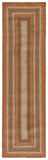 Brd652 Flat Weave 100% Jute Rug