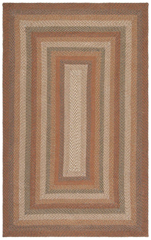 Safavieh Brd652 Flat Weave 100% Jute Rug BRD652A-5