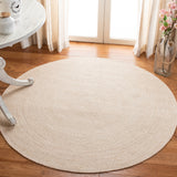 Braided 800 Hand Woven 100% Polyester Contemporary Rug Beige 100% Polyester BRD800B-5R
