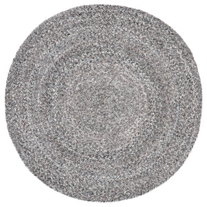 Braided 800 Hand Woven 100% Polyester Contemporary Rug Grey / Charcoal 100% Polyester BRD800F-3R