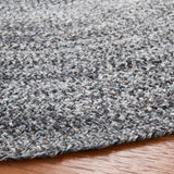 Braided 800 Hand Woven 100% Polyester Contemporary Rug Grey / Charcoal 100% Polyester BRD800F-5R