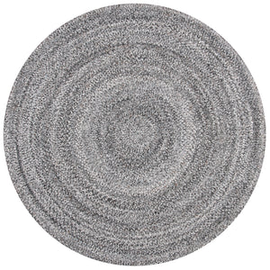Braided 800 Hand Woven 100% Polyester Contemporary Rug Grey / Charcoal 100% Polyester BRD800F-5R