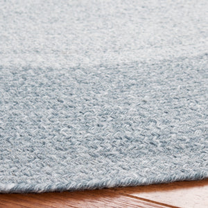 Braided 802 Hand Woven 100% Polyester Contemporary Rug Grey / Ivory 100% Polyester BRD802A-5R