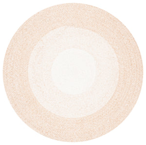 Braided 802 Hand Woven 100% Polyester Contemporary Rug Beige / Ivory 100% Polyester BRD802B-3R