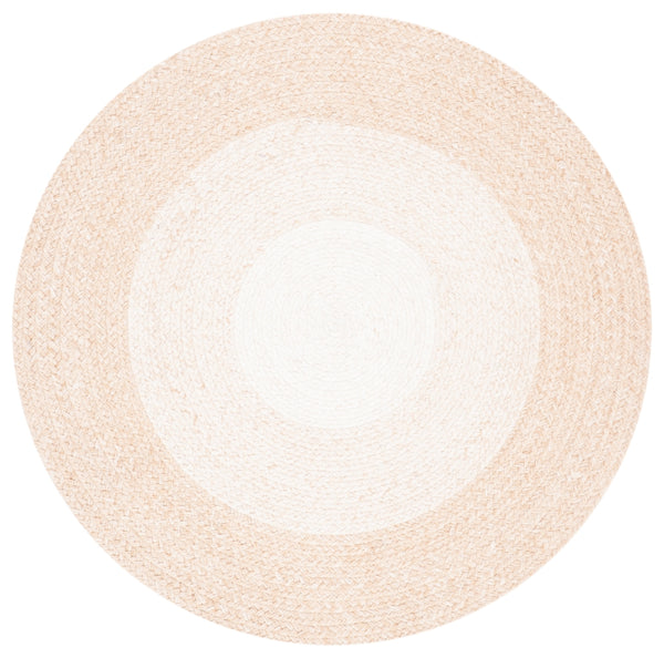 Braided 802 Hand Woven 100% Polyester Contemporary Rug Beige / Ivory 100% Polyester BRD802B-3R