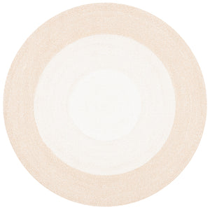 Braided 802 Hand Woven 100% Polyester Contemporary Rug Beige / Ivory 100% Polyester BRD802B-5R