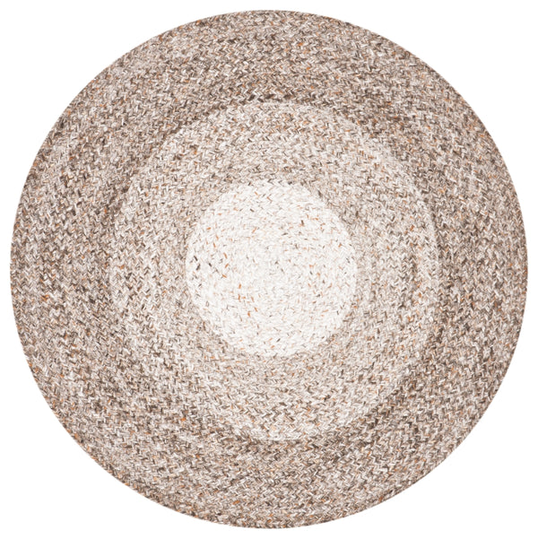 Braided 802 Hand Woven 100% Polyester Contemporary Rug Brown / Beige 100% Polyester BRD802T-3R