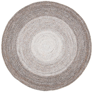 Braided 802 Hand Woven 100% Polyester Contemporary Rug Brown / Beige 100% Polyester BRD802T-5R