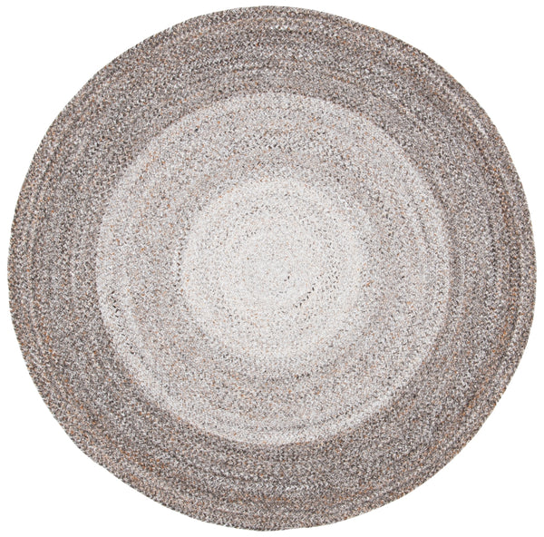 Braided 802 Hand Woven 100% Polyester Contemporary Rug Brown / Beige 100% Polyester BRD802T-5R