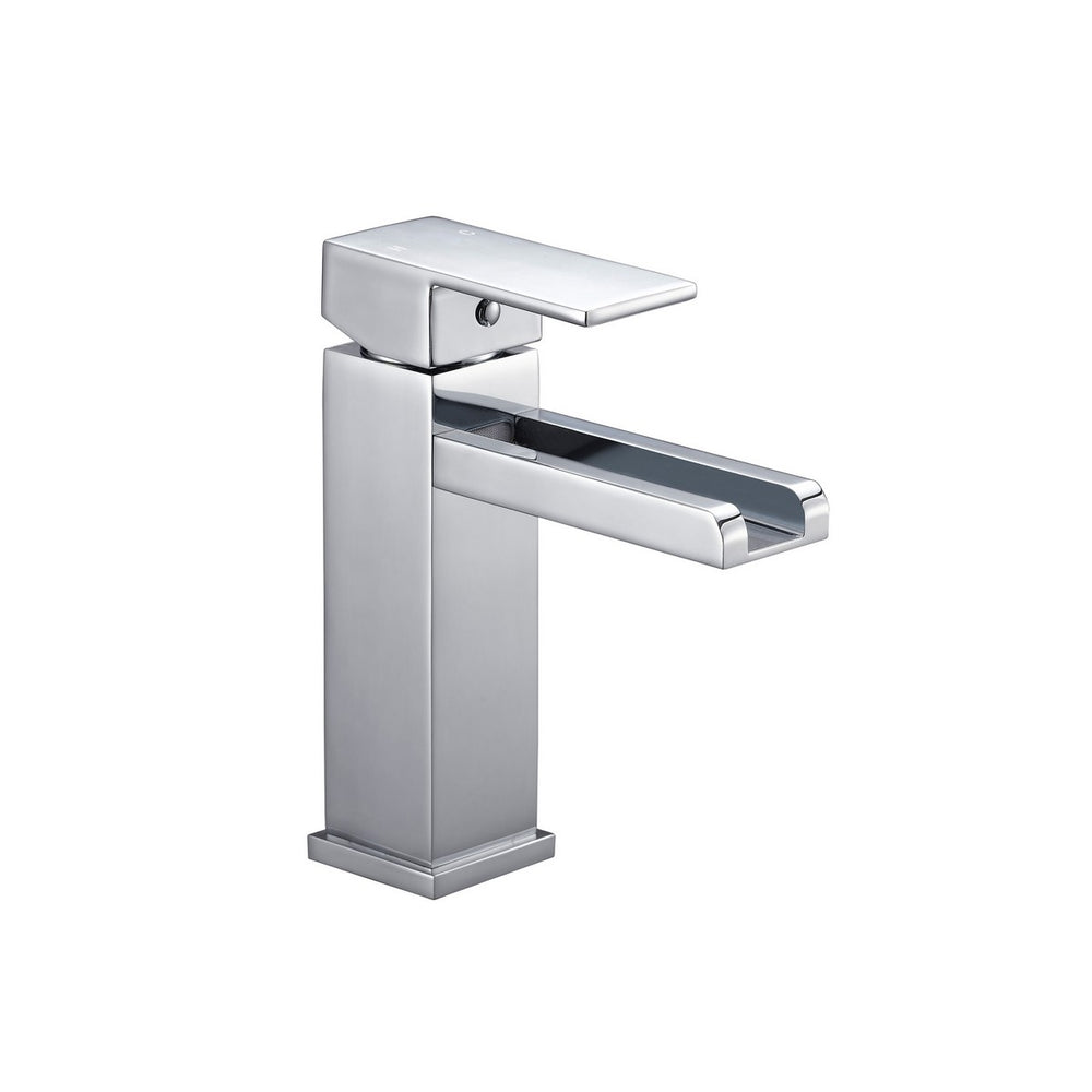Balance Chrome Bathroom Vessel Faucet - Elegant Single Handle Design, Modern Urban Style, 1.5 GPM