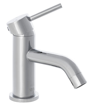Amity Single Handle 6 Inch Chrome 2.1"X6.3"X5.9" Bathroom Vessel Faucet
