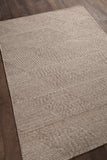 Chandra Rugs Bristol 100% Wool Hand-Woven Flatweave Rug Brown/White 9' x 13'